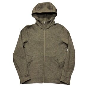 Lululemon Men's Welterweight Full Zip Hoodie Heathered Olive Green Size Small